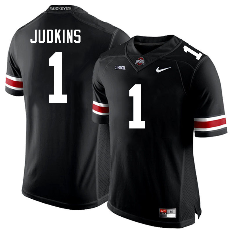 Quinshon Judkins Ohio State Buckeyes Jersey College Football Uniforms-Black